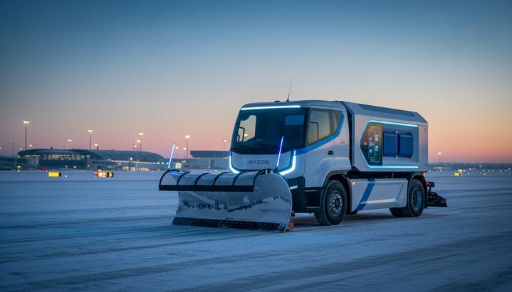 Аэропорт Хельсинки: водородная техника выходит на борьбу со снегом