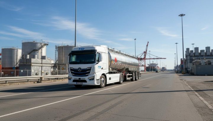Nobian и Vervaeke: в Европе запущен водородный грузовик для опасных грузов